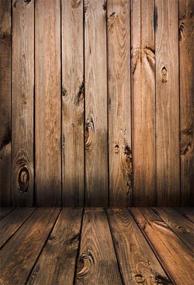 img 4 attached to 📷 MEHOFOTO Vintage Rustic Dark Brown Wood Photo Studio Booth Backdrop Props: Perfect for Newborn Baby Photoshoots and Portraits - Photography Background 5x7ft