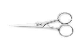 img 1 attached to 💈 Precision Grooming: DOVO Stainless Steel Moustache Scissor - 4.5 Inch