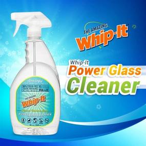 img 3 attached to 32oz Whip-It Power Natural Glass Cleaner Spray - Lemon Verbena Scented Multi-Surface Window Cleaner Spray for Tough Stains - Mirror Cleaner