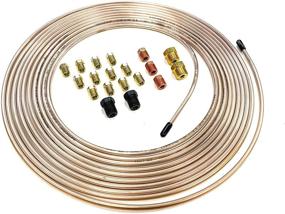 img 1 attached to 🚗 The Stop Shop 25ft of 3/16 Inch (4.75mm) Copper Nickel Brake Line with Fittings - Durable & High-Quality Automotive Tubing