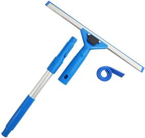 img 4 attached to 🧼 ITTAHO 12 Inch All-Purpose Window Squeegee with Handle and Rubber Replacement - Ideal for Bathroom Glass Doors, Car Windshields, and Shower Cleaning