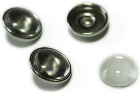 img 2 attached to Round Platinum Button Cabochon Cabochons