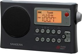 img 1 attached to Sangean PR-D4W Portable Weather Alert Radio with AM/FM Bandwidth Narrowing and Auto Tracking for Improved Searchability