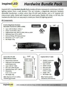 img 2 attached to Hardwire Magnitude Inspired LED Lutron