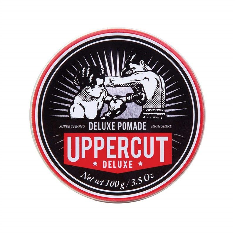 uppercut deluxe pomade 3 5oz packaging 로고