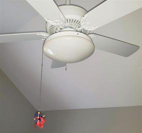 img 1 attached to Потолочный вентилятор Superman Shiny Character Fan Pull