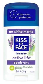 img 1 attached to 🌿 Kiss My Face Active Lavender Deodorant Stick - 2.48oz (73ml) - 2 Pack: Long-lasting Odor Protection