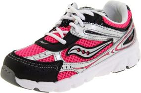 img 4 attached to Saucony ViziPro Grid Ignition Running Girls' Shoes