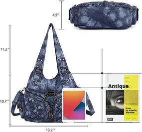 img 3 attached to Stylish Angel Barcelo Fashion Handbags - Perfect Shoulder Bags, Wallets & Totes for Women