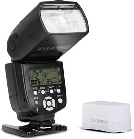 img 4 attached to Enhanced Yongnuo YN-560 IV Flash Speedlite for Canon Nikon Pentax Olympus DSLR Cameras, Including EACHSHOT Diffuser