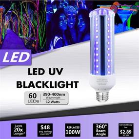 img 3 attached to 💡 Lee Lighting 12W LED UV Ultraviolet Blacklight Bulb: Illuminate Your Space with Dynamic Blacklight Effects