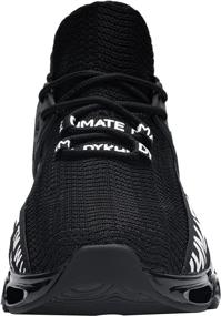 img 3 attached to 👟 DYKHMATE Men's Running Shoes - Athletic Slip On Fashion Sneakers, Lightweight Sport Tennis Gym Footwear