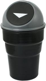 img 4 attached to 🚗 Compact Car Trash Can with Lid: Fits Cup Holder, Car Door, or Automotive Cup Holder - Small Mini Garbage Bin for Car Trash and Garbage Disposal