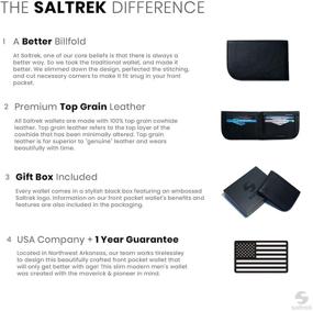 img 2 attached to Enhanced Saltrek Blocking Billfold: A Perfect Blend of Design and Ergonomics