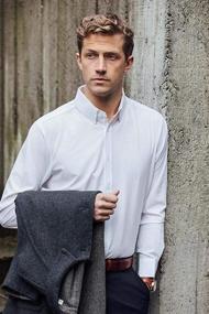 img 1 attached to Mizzen Main Stockton: Moisture-Wicking Non-Iron Shirt for Effortless Style