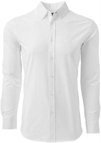 img 4 attached to Mizzen Main Stockton: Moisture-Wicking Non-Iron Shirt for Effortless Style