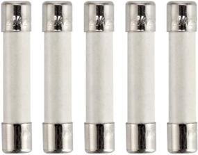 img 1 attached to 🔌 Reliable Pack of 5-20 Amp Microwave Ceramic Slow Blow Fuse 250V - Universal Replacement for GE WB27X10388, Whirlpool, Kenmore, and More Microwave Ovens