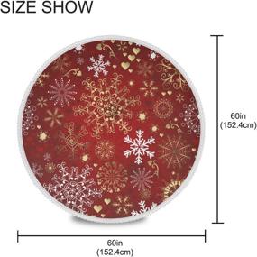 img 1 attached to ❄️ Christmas Snowflake Decorative Tablecloth by Pfrewn