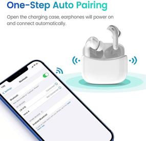 img 2 attached to Беспроводные наушники с функцией отключения Bluetooth Водонепроницаемые