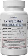 🌙 superior labs l-tryptophan 500 мг: негенетически модифицированный диетический добавка для спокойного сна и расслабления. логотип