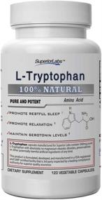 img 4 attached to 🌙 Superior Labs L-Tryptophan 500mg: Non-GMO Dietary Supplement for Restful Sleep & Relaxation