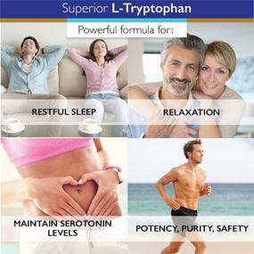 img 1 attached to 🌙 Superior Labs L-Tryptophan 500mg: Non-GMO Dietary Supplement for Restful Sleep & Relaxation