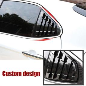 img 2 attached to XITER Carbon Racing Window Louvers Exterior Accessories