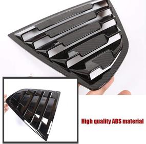 img 1 attached to XITER Carbon Racing Window Louvers Exterior Accessories