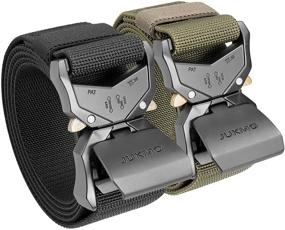 img 4 attached to JUKMO Tactical Military Release Medium Men's Belts & Accessories