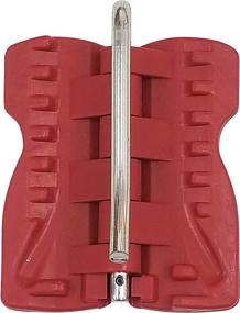 img 3 attached to 🔴 Hinge Outlet Door Chock Wedge Stoppers: Portable, Magnetic, Red | Ideal for Firefighters, Paramedics, and Homeowners