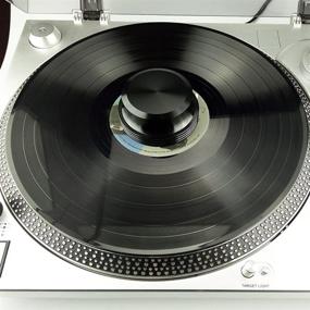 img 2 attached to 16 унций Алюминиевый зажим для виниловых пластинок LP - Стабилизатор проигрывателя в черном цвете.