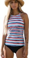 beachsissi tankini bathing stripe swimwear logo