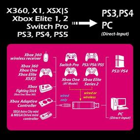 img 3 attached to Brook Wingman XE Gaming Adapter Turbo & Remap for Xbox Series S/X, Xbox 360, Xbox One, Xbox Elite, Xbox Elite Series 2, PS5 DualSense, PS4, and PS3 Controllers - Compatible with PS5, PS4, and PS3 Consoles