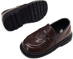 img 1 attached to 👞 Искусственная кожа туфли Loafers для малышей Timatego - идеальные лодыжки для маленьких ножек.