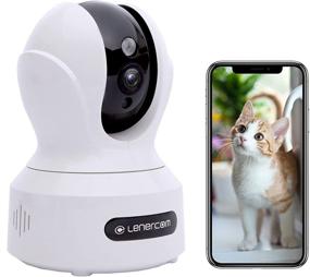 img 4 attached to 1080P HD WiFi Surveillance Camera, Indoor Security Camera with Pan/Tilt/Zoom, Sound Motion Detection, 2-Way Audio, Night Vision, Works with Alexa - Wireless Home Baby Cam w/App (2.4G Only)