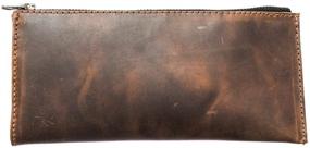 img 4 attached to 👜 Handmade Leather Hide Drink Wallet