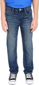img 3 attached to Calvin Klein Boys' Skinny Jeans: Ultra-Soft Stretch Denim, Slim-Fit, 5 Pockets & Zipper Closure