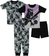 🐆 cotton pajamas for boys - marvel panther design from wakanda logo