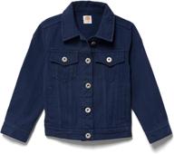 👕 lila mae children's colored denim jacket - classic kids denim jean jacket logo