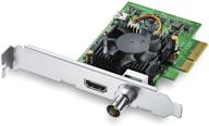 🔍 decklink mini monitor 4k pcie playback card by blackmagic design, with 6g-sdi logo