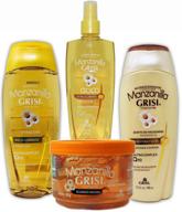 🛁 grisi premium bathroom bundle: styling gel, gold lightener, detangler, chamomile conditioner + shampoo set logo