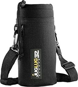 img 1 attached to 🧃 32 oz Black JugLug Water Bottle Holder Sleeve