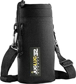 img 2 attached to 🧃 32 oz Black JugLug Water Bottle Holder Sleeve