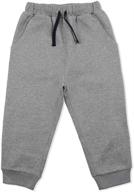 👖 детские непромокаемые брюки kid nation sport fabric: стильные спортивные брюки с карманами для мальчиков и девочек от 4 до 12 лет. логотип