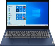 💻 ноутбук lenovo ideapad 3 15.6" с сенсорным экраном hd, процессор intel core i3-10110u, 8 гб озу, 256 гб ssd, hdmi, веб-камера, wi-fi 5, bluetooth, windows 10, "abyss blue" + usb 3.0 флеш-накопитель ift 32 гб. логотип