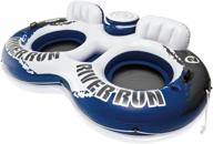 🌊 inflatable water float intex 58837ep river run ii sport lounge - perfect for water relaxation, 95 1/2" x 62 logo