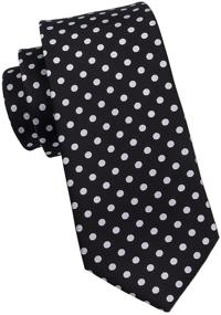 img 2 attached to 💼 Dubulle Black Formal Set: Necktie, Hankerchief, and Cufflinks