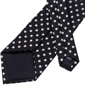 img 1 attached to 💼 Dubulle Black Formal Set: Necktie, Hankerchief, and Cufflinks