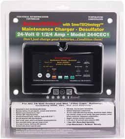 img 1 attached to BatteryMINDer 244CEC1: 24V 1/2/4 AMP Charger, Maintainer, Desulfator for Trucks, Boats, RVs & Generators