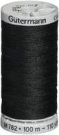 🧵 gutermann 27090038 extra strong thread 110 yards-black: unbeatable durability for all sewing projects! logo